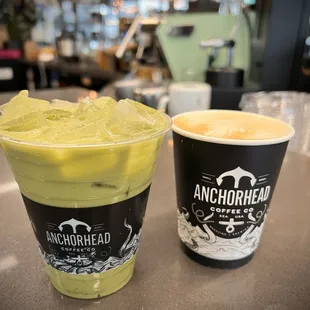 Must stop for house made pistachio milk matcha too