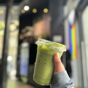 Iced Pistachio Matcha