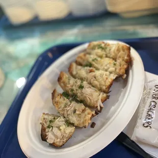 Cheesy Crab Bread