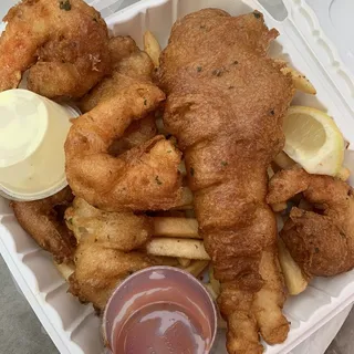 Fish and Prawns Combo