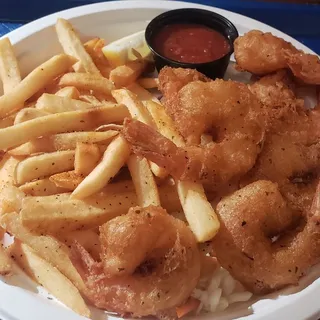 Prawns and Chips