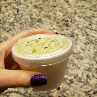 Small coleslaw (enough for 1-2 people, depending on how much you want)