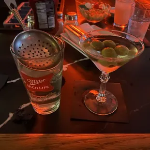 Dirty martini