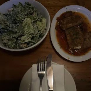 Ceasar Caesar Salad Fried Mozzarella