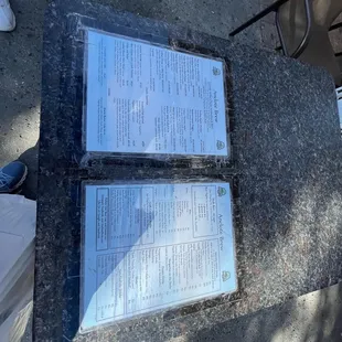 Menus