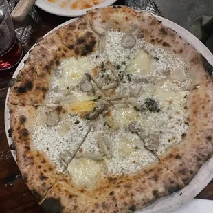 Mushroom pizza