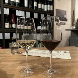 Sauvignon and Chianti - both very tasty