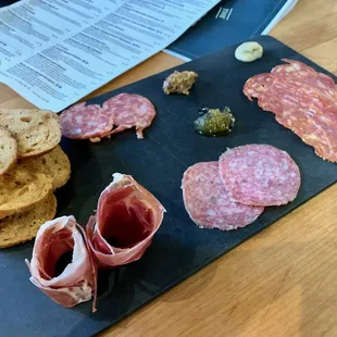 Charcuterie Board - Prosciutto, Spicy Salami, and Soppresata