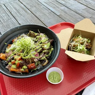 Garlic Noodles and Wings