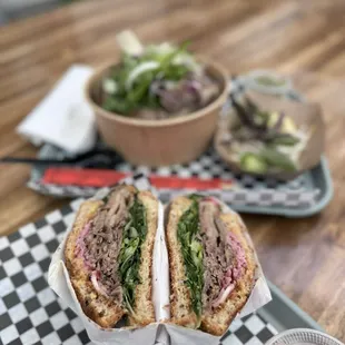 Pho brisket sandwich