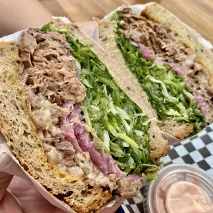 Pho Beef Brisket Sandwich - totally worth it!