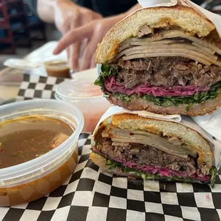 The BBH (bun Bo hue) sandwich: yummm!!