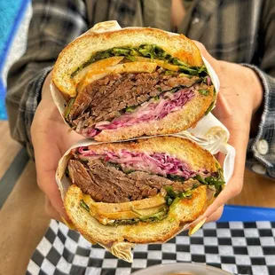 Bun Bo Hue sandwich (Instagram: foodwithbros)