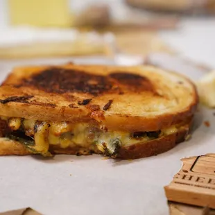 a grilled cheese sandwich