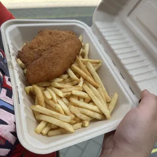 What is this  ? 2 fish and fries