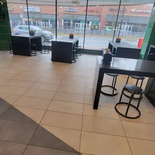  a view of the outside of a restaurant
