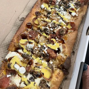 Moonstruck pizza with pepperoni