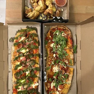 Maverick, American honey, garlic knots