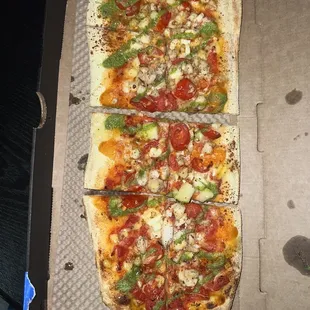 Little to no cheese was added and majority of our toppings were missing :(