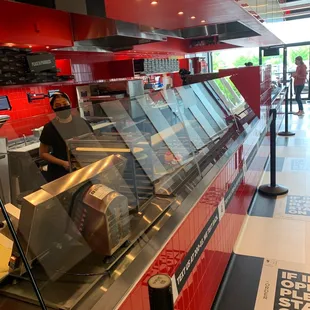 sushi and sashimi, interior