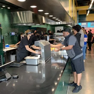 Staff members making sure all orders are accurate!!!