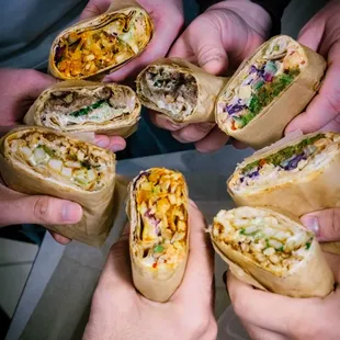 food, burritos and wraps