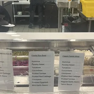 Chicken Shawarma Rice Bowl  Falafel Rice Bowl  Classic Falafel Wrap