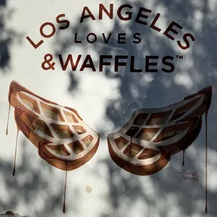 &amp; Waffle mural