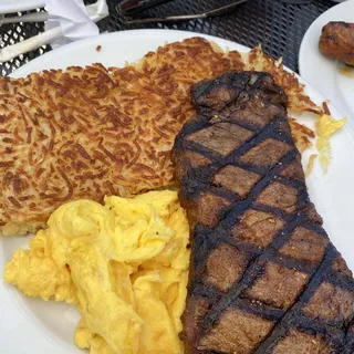 New York Steak & 3 Eggs