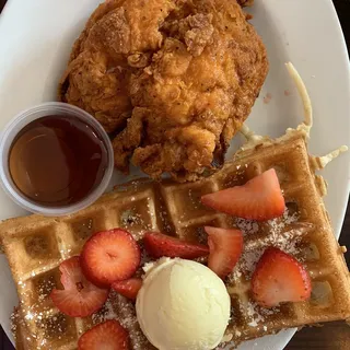 Texas Style Fried Chicken & Waffles