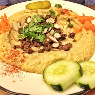 Hummus Ajami with Beef