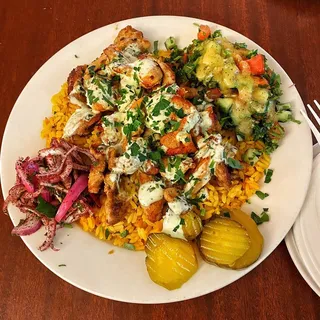 Chicken Shawarma Plate