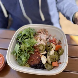 Grilled chicken Burrito Bowl