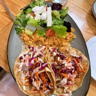 The shrimp taco dish was very tasty and filling! Highly recommend!