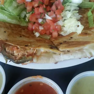 Pollo Ranchero Quesadilla