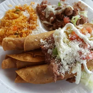 Flautas de Pollo