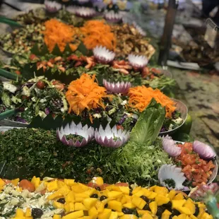 Tabouli, pastas , Greek ,Fatoush, kale , spinach salad and 10 more salads "