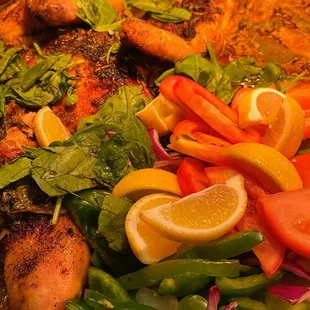grilled fish, food