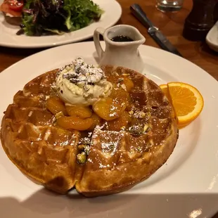 Turkish Apricot Waffle