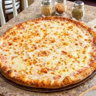 Three-Cheese Pizza