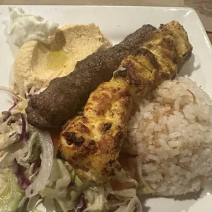 Kofta Kabob Plate