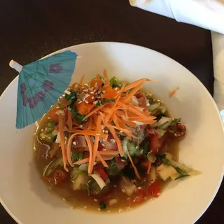 Peruvian and Thai Ceviche