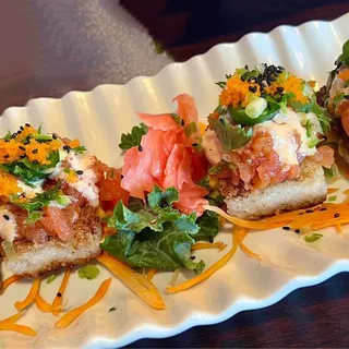 Crispy Rice Topped with Spicy Tuna