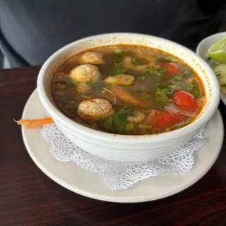 Tom Yum Seafood Soup