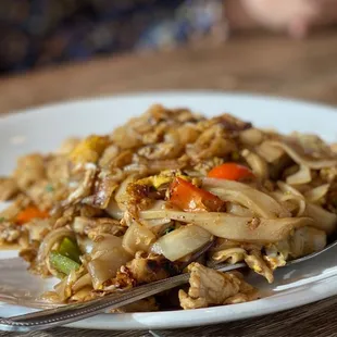 Drunken Noodles with chicken..nice!