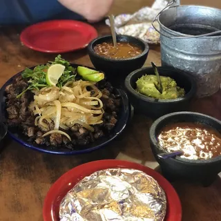 Platter Tacos Al Carbon