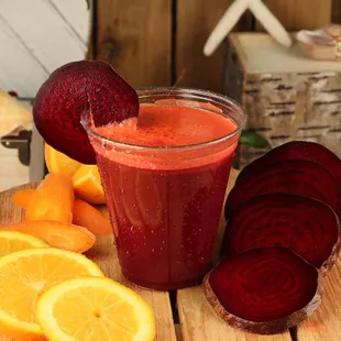 beets, oranges, and lemons