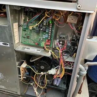 The compartment that the technician vacuumed and wanted to charge $150 for just that that I didn't ask for