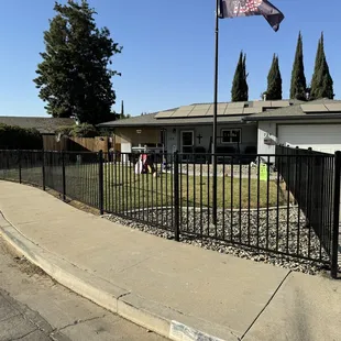 Wrought iron fencing