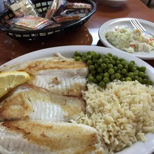 Tilapia with yummy rice